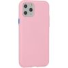 Fusion Solid Case Silikona Aizsargapvalks Priekš Apple iPhone 12 Mini Rozā