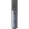 Baseus Orange Dot Multifunctional remote control for presentation, with a red laser pointer - gray