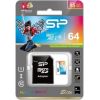 SILICON POWER memory card Elite Micro SDXC 64GB UHS-I A1 V10