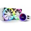 NZXT water cooling Kraken X53 White RGB 240mm Illuminated fans and pump