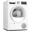 Bosch Dryer Machine WQG242AMSN Series 6 Energy efficiency class A++, Front loading, 9 kg, Sensitive dry, LED, Depth 61.3 cm, Steam function, White