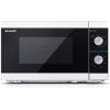 Sharp Microwave Oven with Grill YC-MG01E-W Free standing, 800 W, Grill, White