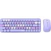 Wireless keyboard + mouse set MOFII Bean 2.4G (Purple)