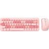 Wireless keyboard + mouse set MOFII Bean 2.4G (Pink)