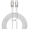 USB-C cable for USB-C Baseus Glimmer Series, 100W, 2m (White)