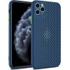 Fusion Breathe Case Silikona Aizsargapvalks Priekš Apple iPhone 12 Pro Max Zils