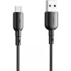 USB to Micro USB cable Vipfan Colorful X11, 3A, 1m (black)