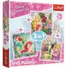 TREFL DISNEY PRINCESS Комплект пазлов 3в1 Принцессы