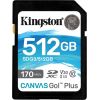 Kingston Canvas Go! Plus SDXC 512 GB Class 10 UHS-I/U3 V30 (SDG3/512GB)