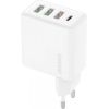 Travel charger Dudao A5HEU 3x USB + USB-C, PD 20W (white)