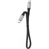 USB-C to USB-C Dudao 100W PD 0.23m cable (black)