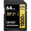 Lexar Professional 1800x SDXC 64 GB Class 10 UHS-II/U3 V60 (LSD1800064G-BNNNG)