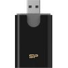 Silicon Power считыватель карты памяти Combo USB 3.2, черный