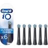 Oral-B Toothbrush replacement iO Ultimate Clean Heads, For adults, Number of brush heads included 6, Black