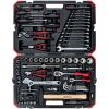 Gedore Red tool and socket set 1/4 "+ 1/2", 100-piece, tool set (red / black, with Shift-creaking, SW 4mm - 32mm)