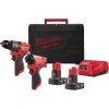 Milwaukee M12 FPP2A2-402X Instrumentu komplekts 12V (2x4.0Ah)