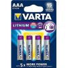 Varta Professional, lithium, 1.5V, pieces 4 (6103-301-404)