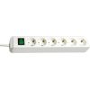 Brennenstuhl Eco Line 3m white S 6x
