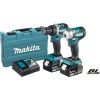 Instrumentu komplekts Makita DLX2410G (DDF484 + DTW300); 18 V; 2x6,0 Ah akum.