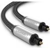 UGREEN AV108 Toslink Audio optical cable, braided aluminum, 1m (grey)
