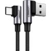 Ugreen USB - USB Typ C angled cable Quick Charge 3.0 QC3.0 3 A 1 m gray (US176 20856)