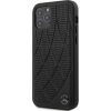 3MK Mercedes MEHCP12MDIQBK Leather Bow Cover Ādas Aizsargapvalks Apple iPhone 12 | 12 Pro Melns
