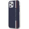 3MK U.S. Polo USHCP12LPCUSSNV Tricolor VS Aizsargapvalks Apple iPhone 12 Pro Max Zils