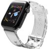 Fusion Light silikona siksniņa Apple Watch 42mm / 44mm / 45mm melna