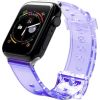 Fusion Light silikona siksniņa Apple Watch 38mm / 40mm / 41mm violeta