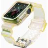 Fusion Light Set silikona siksniņa Apple Watch 38mm / 40mm / 41mm dzeltena