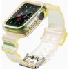 Fusion Light Set silikona siksniņa Apple Watch  42mm / 44mm / 45mm dzeltena