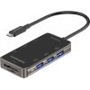 PROMATE PrimeHub-Mini 8in1 USB-C Hub HDMI 4K / LAN / PD 100W / SD / 3x USB 3.0