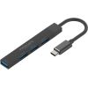 PROMATE LiteHub-4 USB-C Hub 3x USB 2.0 / 1x USB 3.0