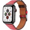 Кожаный ремешок Fusion для Apple Watch 38/40 мм красный