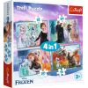 TREFL FROZEN Комплект пазлов 4в1