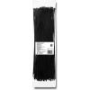 QOLTEC 52210 Zippers 4.8 350 100pcs nylon UV Black