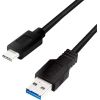 LOGILINK - USB 3.2 Gen1x1 cable, USB-A male to USB-C male, black, 3m