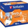 VERBATIM DVD-R 120 min. / 4.7GB 10-pack jewelcase DataLife Plus InkJet Printable White Photo Surface