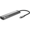 NATEC Fowler Slim Wired USB 3.2 Gen 1 (3.1 Gen 1) Type-C Black, Chrome