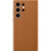 Samsung Galaxy S23 Ultra Leather Cover Camel