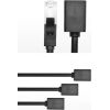 Ugreen extension cable Ethernet RJ45 Cat 6 FTP 1000 Mbps internet cable 5 m black (NW112 11283)