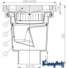 HL āra traps ar čug.resti DN100 ,līdz12.5 t,(4.3l/s)