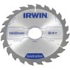Griešanas disks kokam Irwin; 160x2,5x30,0 mm; Z24