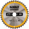 Griešanas disks kokam DeWalt; 216x2,6x30,0 mm; Z40; -5°