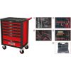 Instrumentu ratiņi ar instrumentiem KS Tools RacingLine; 515 gab. Darbagaldi un darbnīcu mēbeles 