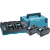 Piederumu komplekts Makita 191U13-9; 40 V; 2x5,0 Ah akum.