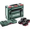 Piederumu komplekts Metabo 685143000; 18 V; 4x10 Ah + lādētājs ASC 145 Duo