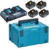 Piederumu komplekts Makita Powerpack; 18V; 4x6,0 Ah + DC18RD