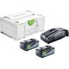 Piederumu komplekts Festool SYS 18V 2x8,0/SCA16; 18 V; 2x8,0 Ah akum.