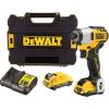 Triecienskrūvgriezis DeWalt DCF801D2-QW; 12 V; 2x2,0 Ah akum.